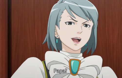 aahype2k16:Franziska von Karma in the first few minutes of the new ace attorney anime episode has al