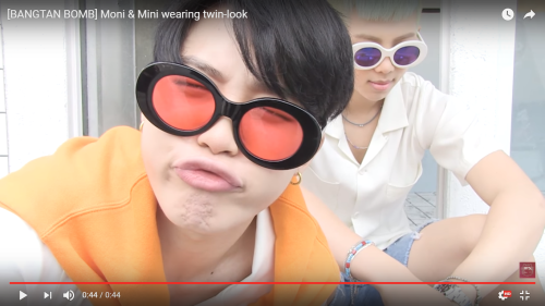 Jimin’s cuteness is ruining my life and I’m 100% okay with that. Also, wtf are those nicknames? Moni