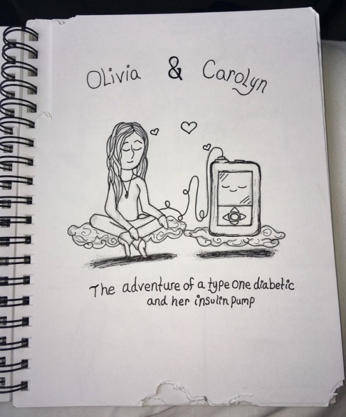 t1dgal: I’m starting to draw out a comic about the story of me and my best friend (my insulin pump) 