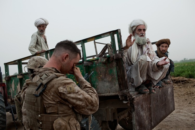 itstactical:  US Marines serving in Afghanistan’s Marja District, Helmand Province.