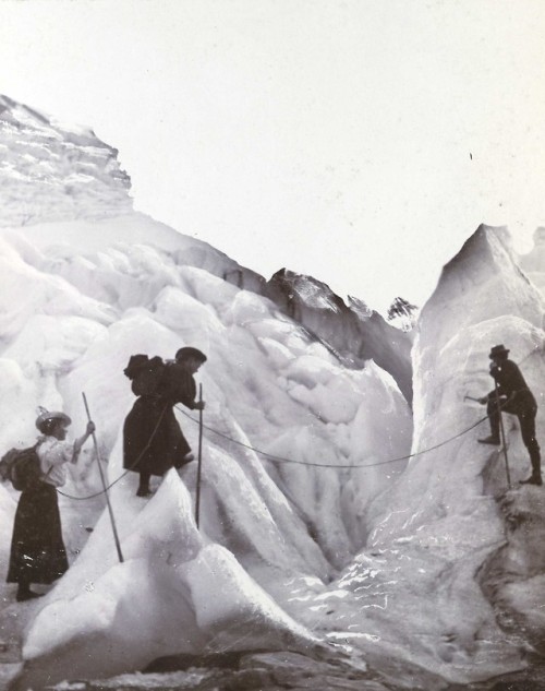 vintagenorway:Glacier climbing, Gjertvassbreen, Jotunheimen, Norway