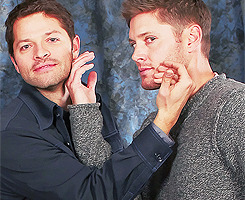 mishasminions:  “THAT FACE TOUCHING THING WE DO” 