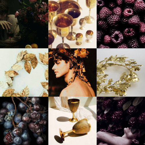 this-aesthetic-of-mine:Dionysus is the god of the grape harvest, winemaking and wine, of ritual madn