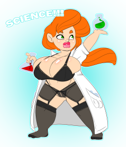 candyincubus: Name: Lucy Luther aka LuluAge: 28Height: 3′10″Occupation: Bio-Engineer for Milf-Shake Inc. (Dept. Head of SHD)Bio: Lucy Luther started her time at Milf-Shake Inc as an  assistant to the head of the “Amazon Improvement” program. Dr.