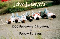 jdw-juseyo:  Hi everyone!Recently I hit 1000