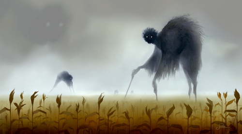 jraechusid:CornstalkersThey walk and they watch. They come with the mist. Or maybe the mist comes wi