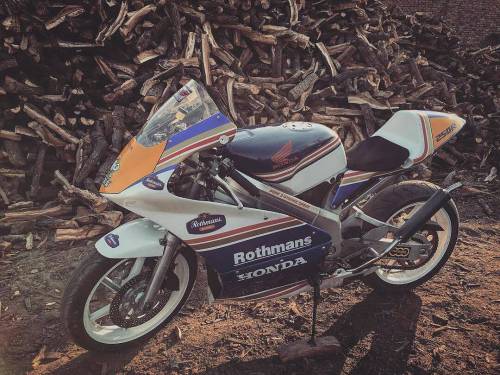 One day. If I&rsquo;m rich and lucky enough to find one. #metricmonday #nsr250 #2stroke @lil_pang_