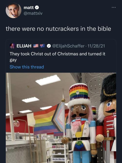 sanguinemsaucius:gay-irl: gay irl  I NEED this nutcracker, they have it on the Target website