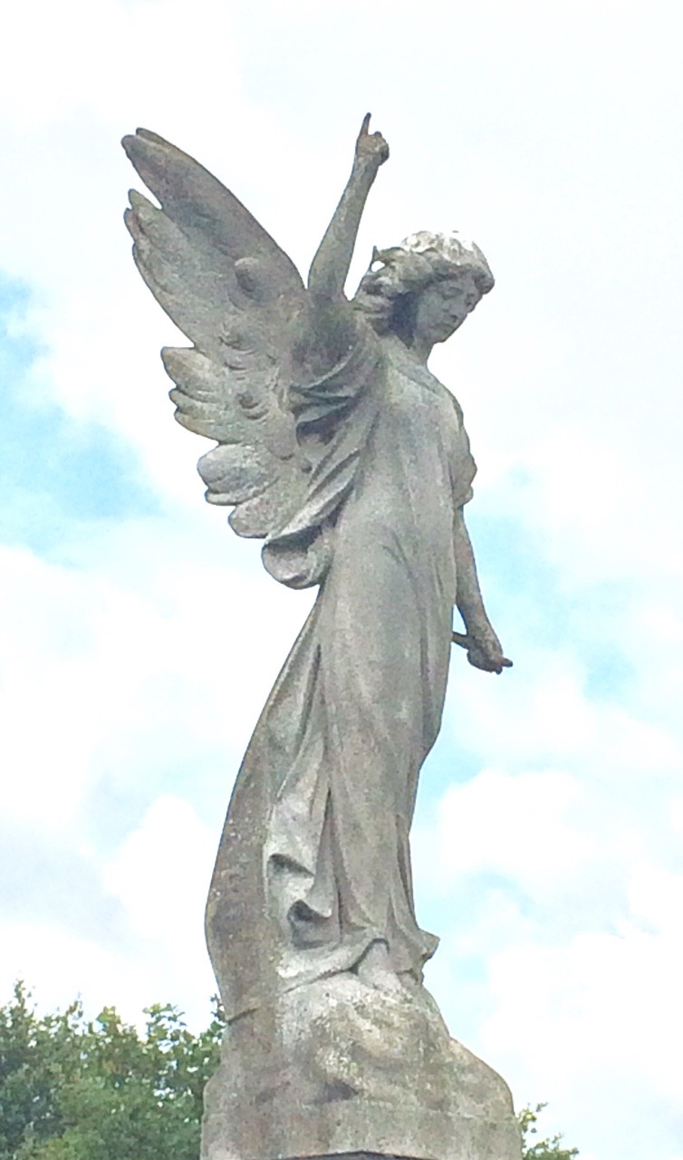 sightofthetombs: Pointing the way to Heaven  Church (Rock) cemetery  Nottingham