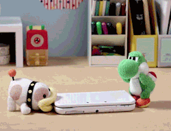 dogsingames:  Poochy &amp; Yoshi’s Wooly World was just announced for the Nintendo 3DS and we couldn’t be more excited!  Featuring all new stop-motion clips and new stages staring Poochy, this portable version is sure to unravel into something fun!