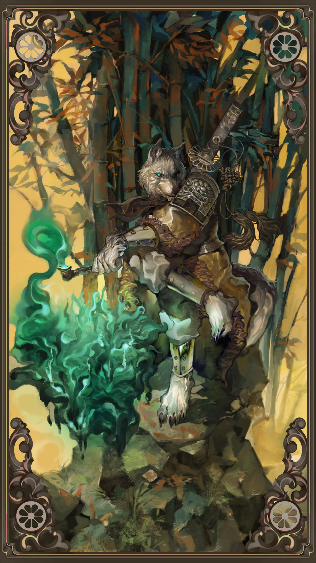 picture Wolf Anthro Warrior men in fantasy art wolf warrior by