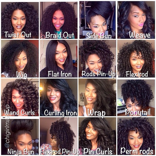 hair2mesmerize:  The Versatility of Natural Hair 💛by @chigirlmakeup “I guess