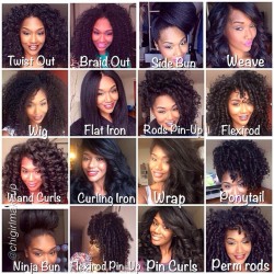 Hair2Mesmerize:  The Versatility Of Natural Hair 💛By @Chigirlmakeup “I Guess