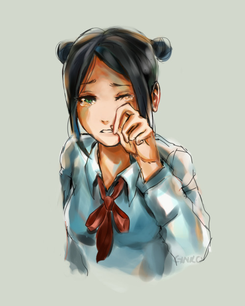 mitsuko&rsquo;s crying face is so adorable &hellip;orzcheck out my other works on pixiv and instagra