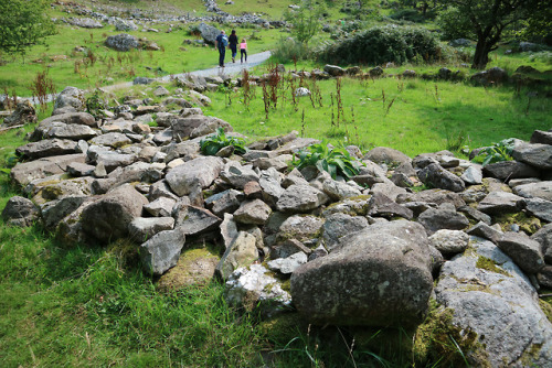 Coed Aber Iron Age Roundhouse, nr Abergwyngregn, North Wales, 28.8.18.This lovely Iron Age roundhous