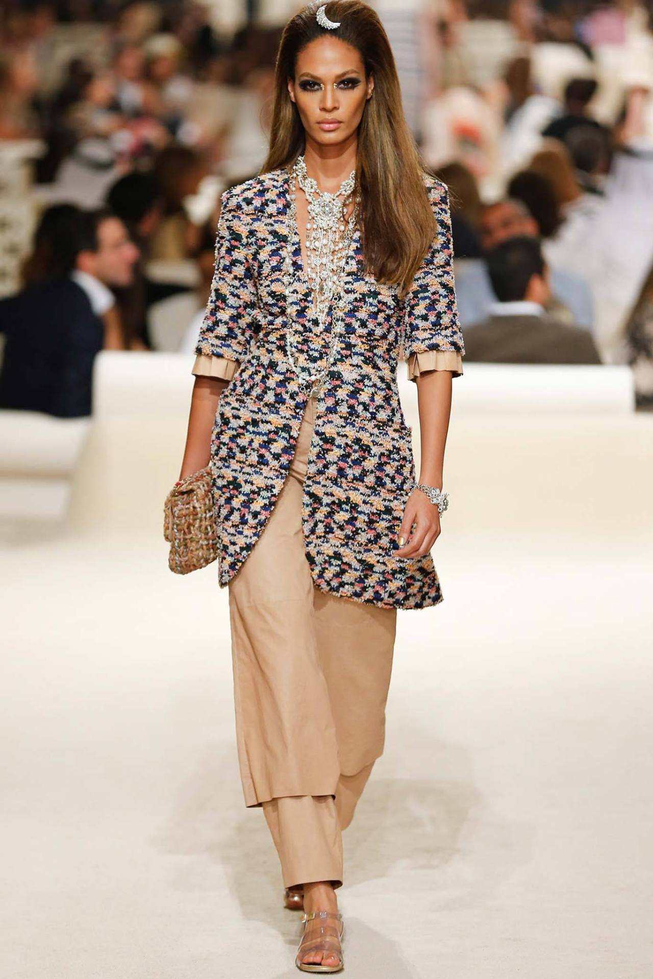runwayandbeauty:  Joan Smalls - Chanel Cruise 2015, Dubai. 