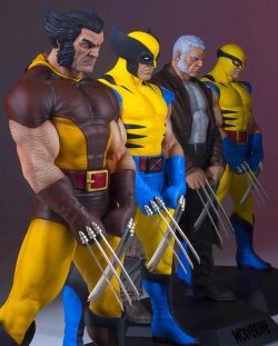 wolverineholic:  Wolverine statues from Gentle Giantby Paul Harding