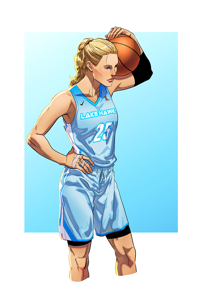 systemflaw:Supergirl[Kara x Lena] basketball AU based off : this fic by lynnearlington