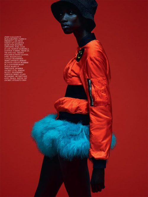 shadesofblackness: Anok Yai for British Vogue September 2018