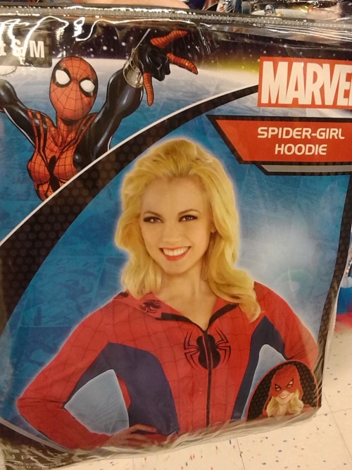 trinityvixen:marvelrepresent:American Dream and Spider-Girl hoodies, found at Party CityThey’re…not…