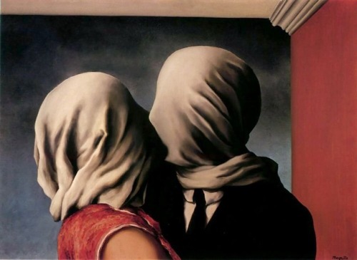 baysherlockholmes:the lovers, 1928. rené magritte.