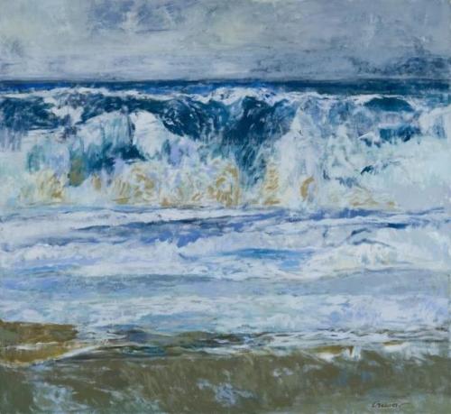 Atlantic surf    -    Alan Gussow , 1972American, 1931–1997Oil on canvas,  48 x 52 in. (121.9 x 132.