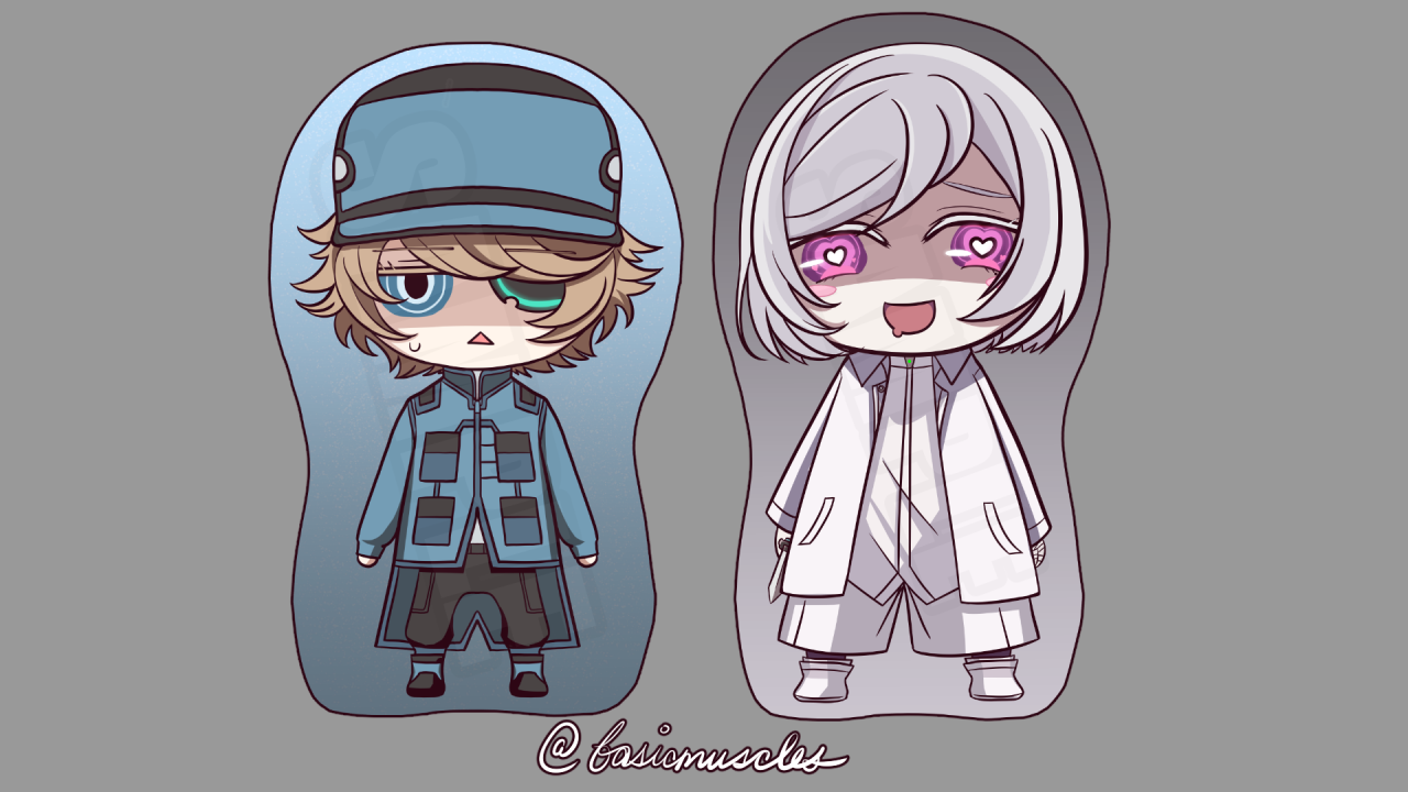 2/3 of OT3 done, one more to go~!! ><”