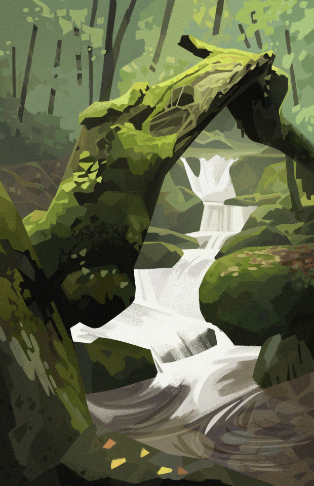 I think I have made progress in drawing backgrounds without texture…