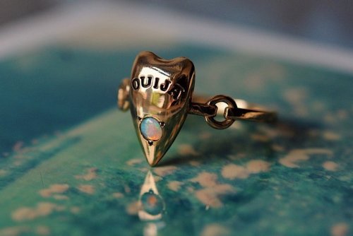 erinnightwalker:sosuperawesome:Tarot Card, Limited Edition Halloween and Oujia Planchette Jewelry, b