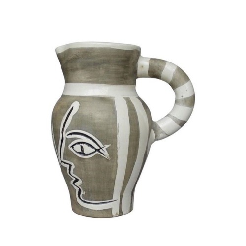 Inspiring olive green #Picasso pottery, posted by @sophibuhai (at London, United Kingdom)