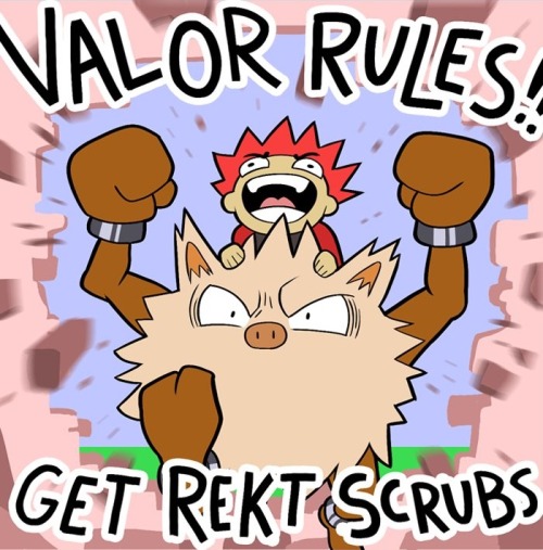 anthonally:    The True Difference Between Pokemon GO Teams   