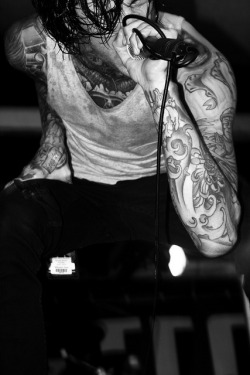saviortonone:  Mitch Lucker, Suicide Silence by SophieHoppe on Flickr. 