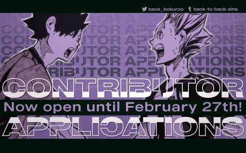  Are you an artist? Do you love bokuroo? Good news: Our Page & Merch artist applications are cur