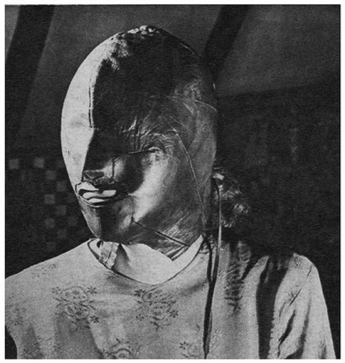 Bondage mask designed by sadist, occultist, author William Seabrook