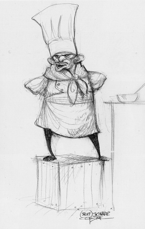 animationandsoforth:Ratatouille character designs by Carter Goodrich