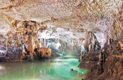 sixpenceee:  Jeita Grotto, LebanonUpon entering the Jeita grotto, you immediately understand why its name translates to roar of water. The lower grotto floods your ears with the sounds of the rushing water and air, which echo through the cave’s chambers.