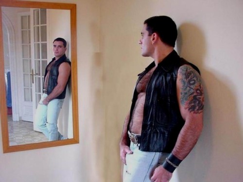 Looking in the mirror he saw the stud looking back at him. He could barely believe the changes he sa