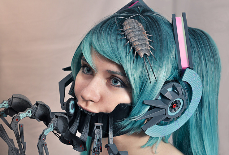 cosplayando:  more Vocaloid cosplay Cosplayer:Yuri ros