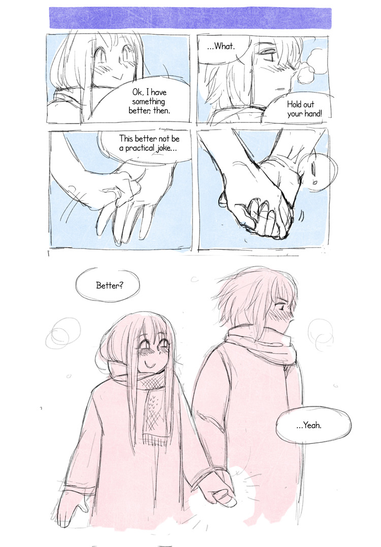 haejilee:A comic idea that I sketched out in August and forgot about. Now that the