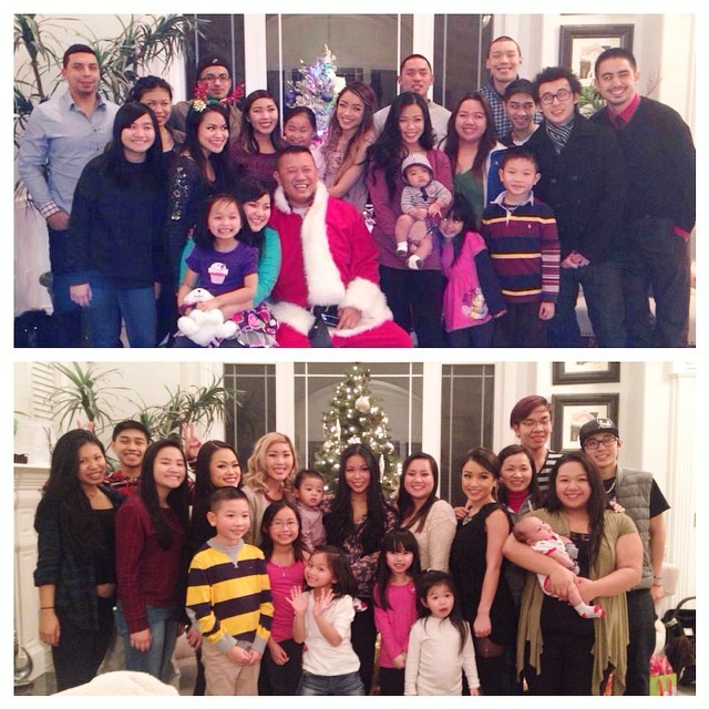Merry Christmas from my family to yours. Top pic: 2013 #tbt Christmas  Bottom pic: