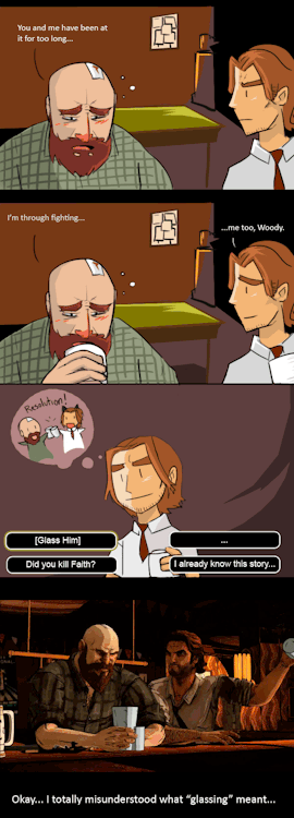 cassafra5: Here’s an old comic I made a million years ago that I refound.I still feel bad :/*had tro