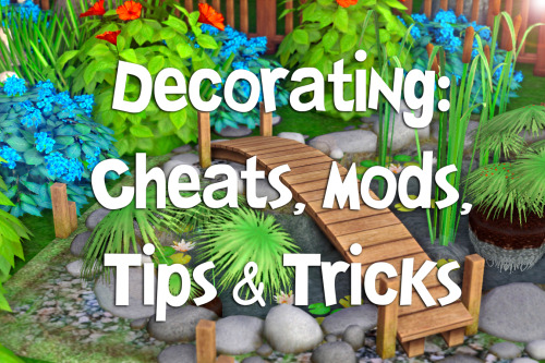 ilovethesims2cc: plumbtales:I’ve tried to gather some useful tips and mods/cheats that I use when bu