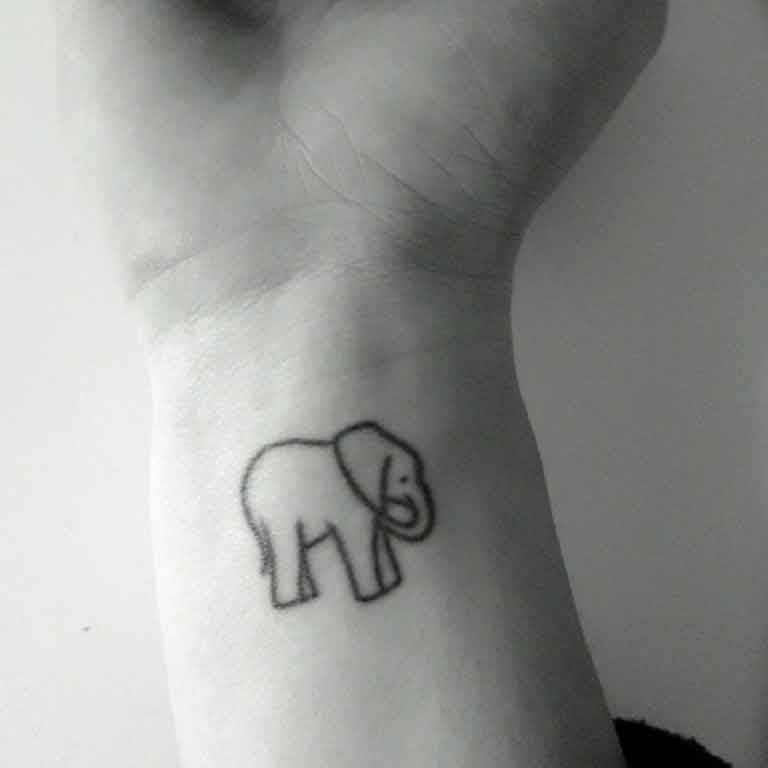 TATTOOS.ORG — Elephant Tattoo on Wrist Artist: KC Jones- Beyond...