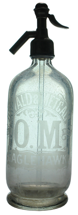 Antique Soda Siphon Bottles from Australia