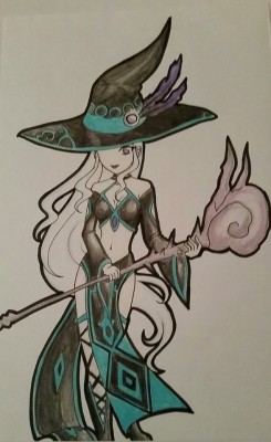 radioactive-banjo:A witch from Summoners