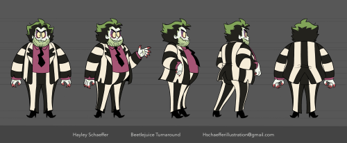 snaileyart: Howdy!! I realize I never posted some of my Beetlejuice portfolio stuff here, so here is