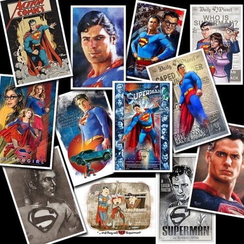 Bringing all my prints to Superman Celebration but also printed more Superman than I normally do! #a