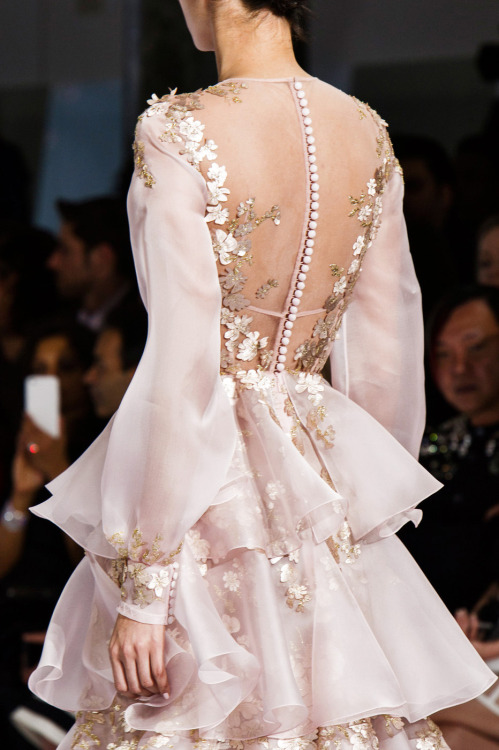 runwayandbeauty:Detail at Ralph &amp; Russo Spring 2016 Haute Couture.