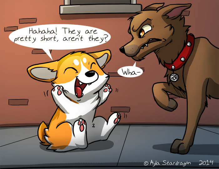 otisthecorgi:  His stumps were made for dancing. Sticks &amp; Stones, by Ayla