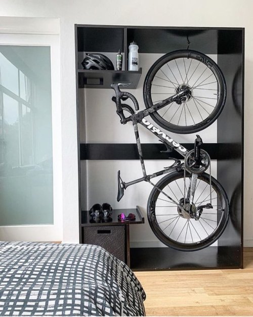 billionairebikeclub: Bike Storage Goals!  Owner: @charlih   . . . . #repost #bicycle #bike #instabik
